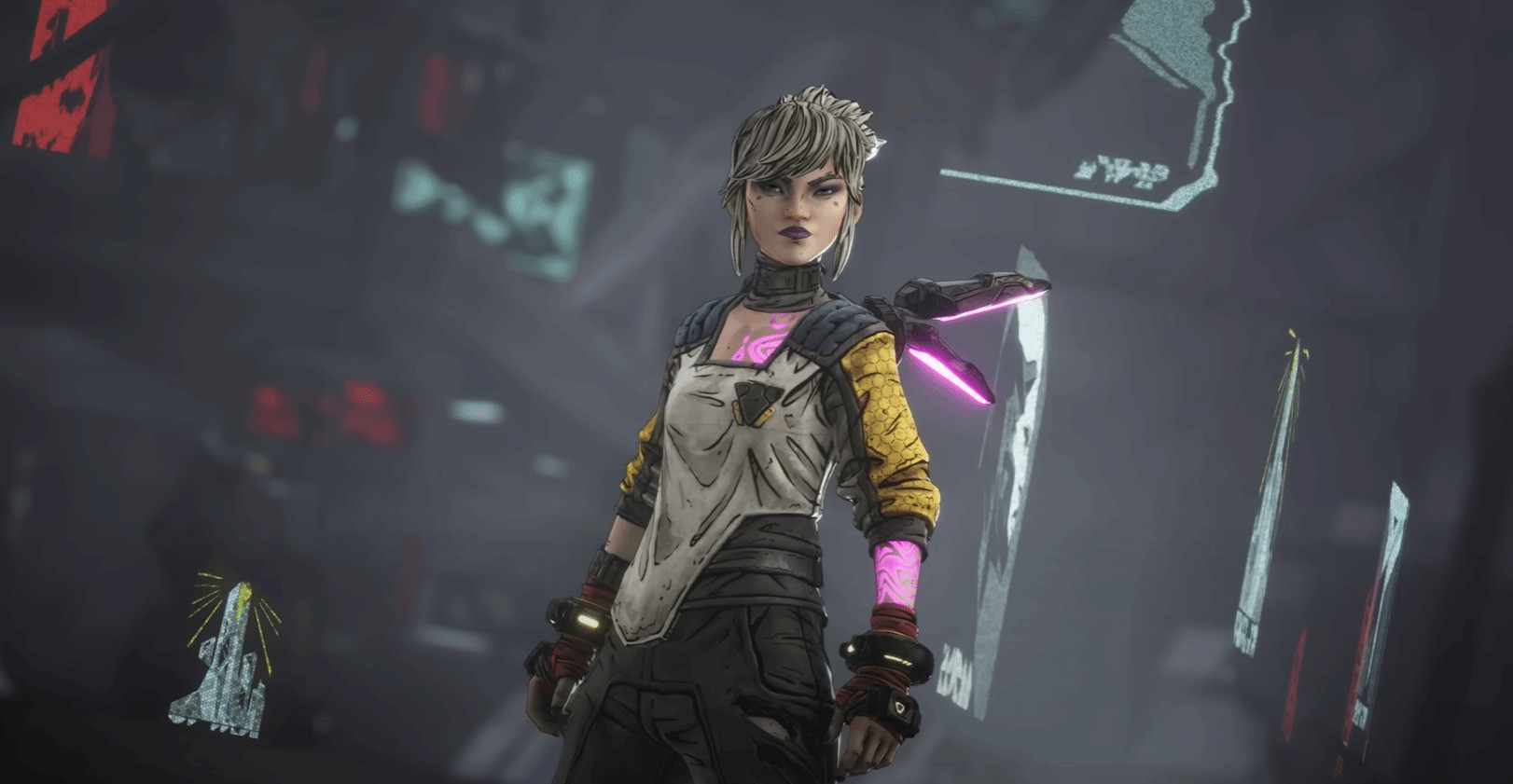 《无主之地4》魔女”维克丝原画设计与外观自定义