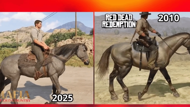 《四海兄弟:故乡》细节对比《荒野大镖客:救赎》