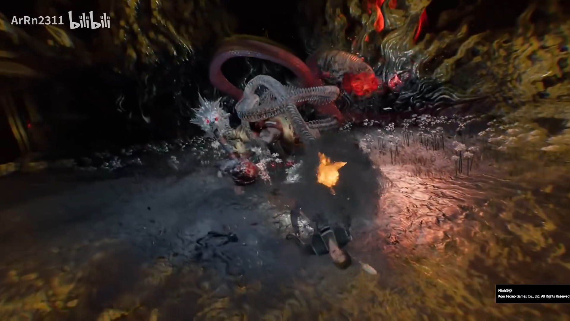 【游侠网】《仁王3》公布新演示:强敌蛇骨婆登场